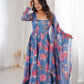 Organza Taby Silk Digital Print Gown Set