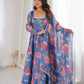 Organza Taby Silk Digital Print Gown Set