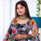 Organza Taby Silk Digital Print Gown Set