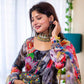Organza Taby Silk Digital Print Gown Set