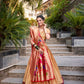 Paithani Jacquard Silk Zari Weaving Lehenga Set