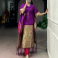 Paithani Style Jacquard Kaftan for Festive and Family Occasions