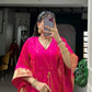 Paithani Style Jacquard Kaftan for Festive and Family Occasions