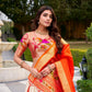 Paithni Jacquard Silk Lehenga Set with Dupatta