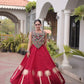 Palm Motif Gota Lehenga Set