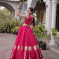 Palm Motif Gota Lehenga Set