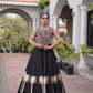 Palm Motif Gota Lehenga Set
