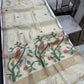 Pastel Jamdani Weave Saree for Summer, Festive and Day Occasion Wear
