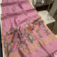 Pastel Jamdani Weave Saree for Summer, Festive and Day Occasion Wear