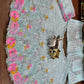 Pastel Organza Embroidered Lehenga Choli Set for Wedding and Festive Occasions