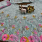 Pastel Organza Embroidered Lehenga Choli Set for Wedding and Festive Occasions