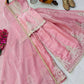 Pastel Shade Orgenza Sequin Sharara Set
