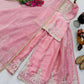 Pastel Shade Orgenza Sequin Sharara Set