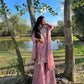 Pastel Shade Orgenza Sequin Sharara Set