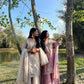 Pastel Shade Orgenza Sequin Sharara Set