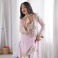 Pink Silk Mirror Work Sharara Set With Dupatta