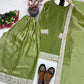Pista Green Heavy Fendy Silk Palazzo Set with Embroidery Sequence Work and Fancy Latkan