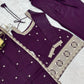 Plum Zari Farshi Sharara Set