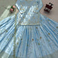 Powder Blue Sequin Lehenga