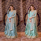 Powder Blue Sequin Lehenga