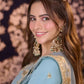 Powder Blue Sequin Lehenga