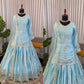 Powder Blue Sequin Lehenga