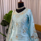 Powder Blue Sequin Lehenga