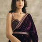 Premium 9000 Velvet Saree with Sequins, Dori & Thread Work