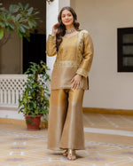 Premium Banarasi Viscose Embroidered Kurta Palazzo Set for Festive and Wedding Wear