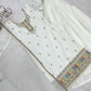 Premium Crunchy Silk Embroidered Sharara Set for Festive and Wedding Wear