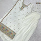 Premium Crunchy Silk Embroidered Sharara Set for Festive and Wedding Wear