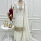 Premium Crunchy Silk Embroidered Sharara Set for Festive and Wedding Wear