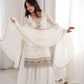 Premium Crunchy Silk Embroidered Sharara Set for Festive and Wedding Wear