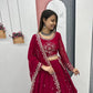Premium Designer Embroidered Georgette Lehenga Choli Set
