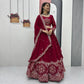 Premium Designer Embroidered Georgette Lehenga Choli Set