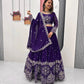 Premium Designer Embroidered Georgette Lehenga Choli Set