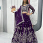 Premium Designer Embroidered Georgette Lehenga Choli Set