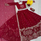Premium Designer Embroidered Georgette Lehenga Choli Set