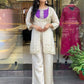 Premium Designer Khadi Cotton Co-ord Set with Mirror Work