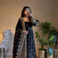 Premium Embroidered Georgette Flair Gown Set