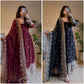 Premium Embroidered Georgette Flair Gown Set