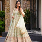 Premium Faux Georgette Embroidered Anarkali Suit with Dupatta