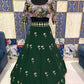 Premium Faux Georgette Sequins Embroidered Lehenga Set for Wedding and Festive Wear