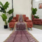 Premium Fendi Silk Saree with Intricate Thread Embroidery & Matching Unstitched Blouse