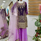 Premium Fox Georgette Embroidered Palazzo Suit with Dupatta