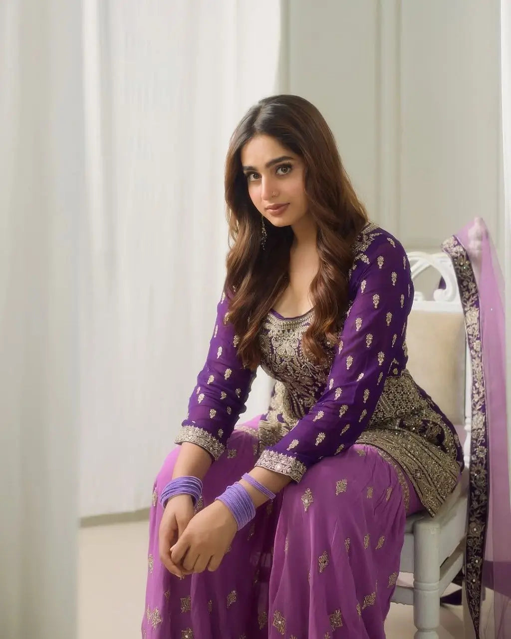 Premium Fox Georgette Embroidered Palazzo Suit with Dupatta
