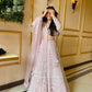 Premium Georgette Thread Paper Mirror Embroidered Lehenga Set