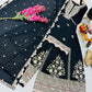 Premium Heavy Chinon Silk Sharara Set with Sequins Embroidery