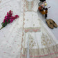 Premium Heavy Chinon Silk Sharara Set with Sequins Embroidery