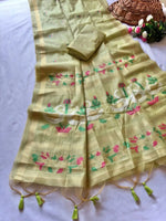 Premium Muga Cotton Saree for Festive, Traditional and Day Occasion Wear